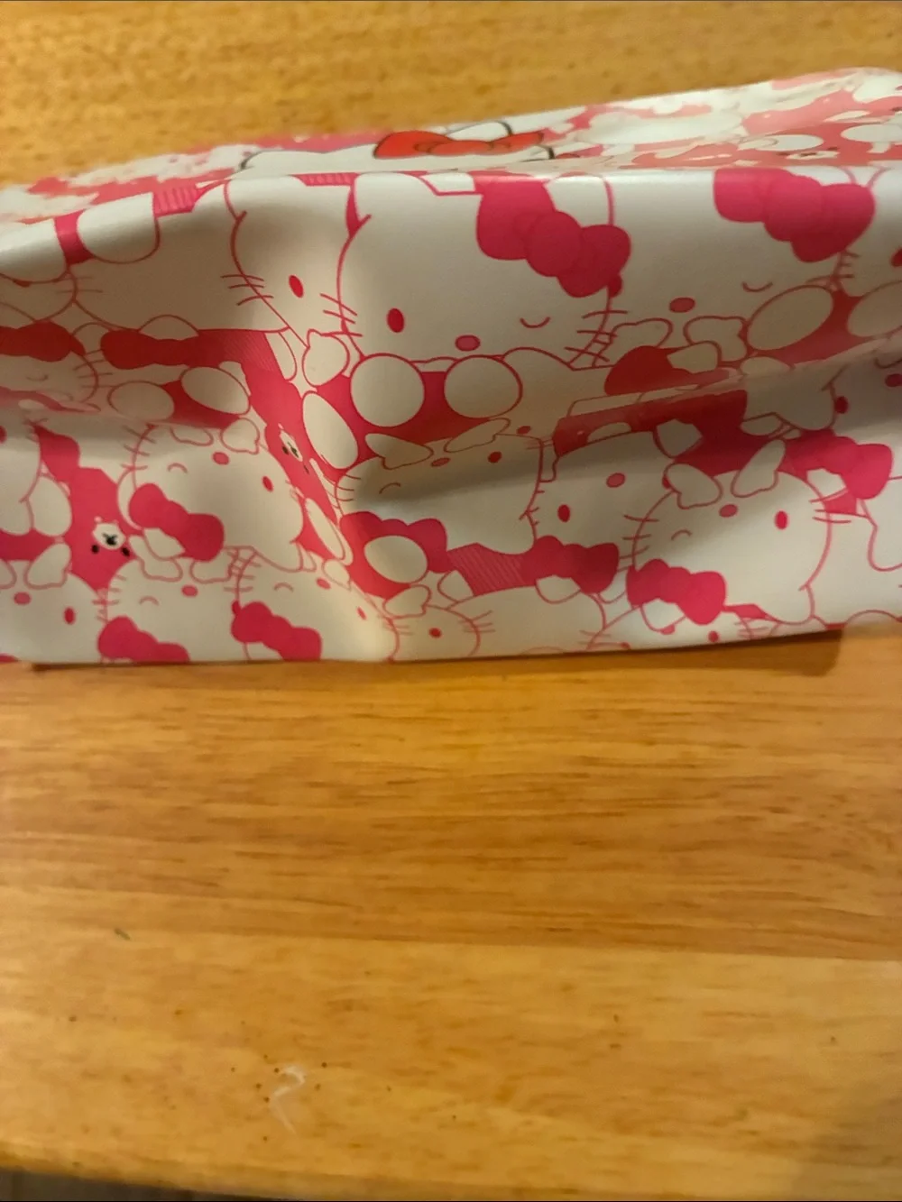 Hello Kitty Pink Cartoon Makeup Bag-with Strap- NWOT, Never Worn